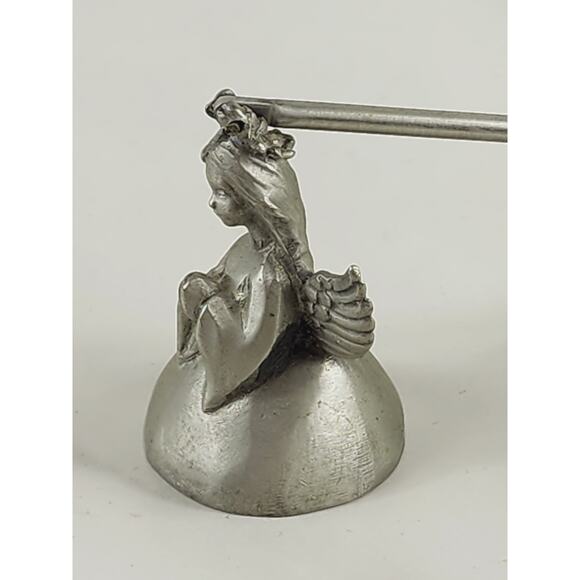 Rawcliffe Angel Candle Snuffer Extinguisher Pewter P. Davis 1979 Douter 8 3/4" - Picture 4 of 14
